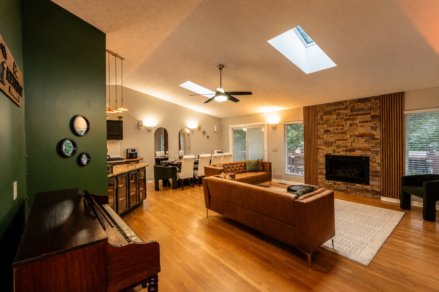 Great room at Cedar Escape